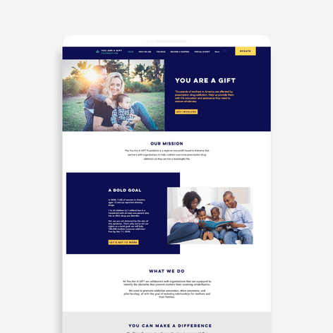 website design for nonprofit organization